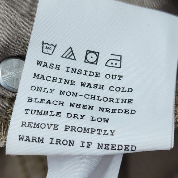 Red Ale By Alesbury Pants Mens 32/34 Tan Slim Straight Bedford Corduroy Office - Picture 6 of 12